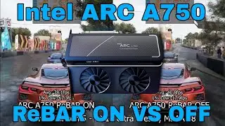 ARC A750 ReBAR ON vs OFF (Benchmark in 8 Games) 2023