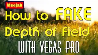 How to fake depth of field - Blurry background - in Vegas Pro