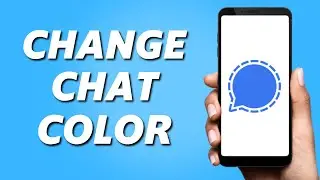 How to Change Chat Color on Signal Private Messenger! (2024)