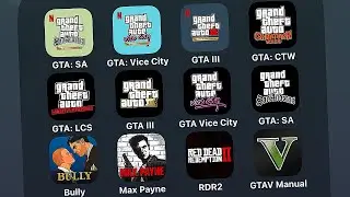 Grand Theft Auto: San Andreas (Definitive Edition),Vice City,GTA 3,Chinatown Wars,Bully,Max Payne