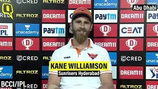 Kane Williamson on Sunrisers Hyderabads Defeat to Delhi Capitals: IPL 2020 | The Quint