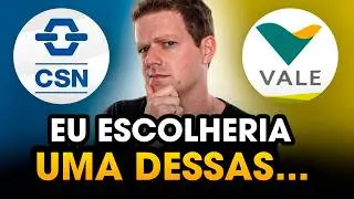 VALE3 ou CMIN3? QUAL ESTÁ MAIS BARATA E É UMA OPORTUNIDADE HOJE?