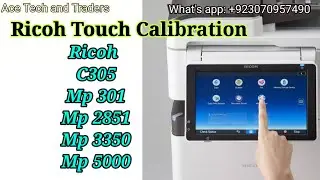 Ricoh Touch Calibration