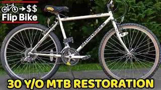 90's Mountain Bike gets Transformed for Profit (Flip Bike EP1)