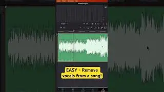 Remove Vocals From a Song #davinciresolve #removebackground