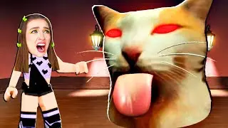 СБЕГИ от ОГРОМНОГО КОТА в ROBLOX ! 😱 Escape Bleh Cat Роблокс