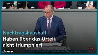 Friedrich Merz zur Regierungserklärung von Olaf Scholz zur Haushaltslage am 28.11.23