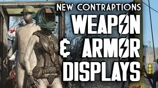 All Weapon & Armor Display Racks from Contraptions Workshop - Fallout 4 DLC