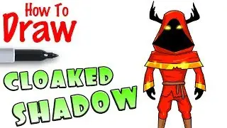 How to Draw Cloaked Shadow | Fortnite