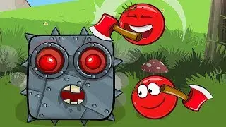 Создали Свой Уровень в игре КРАСНЫЙ ШАРИК 4 - Подземные Ходы . Red ball 4 !