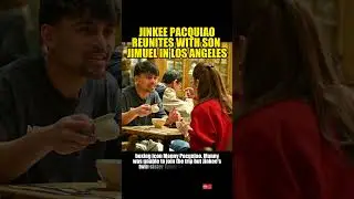 JINKEE PACQUIAO REUNITES WITH SON JIMUEL IN LOS ANGELES #jinkeepacquiao #jimuelpacquiao  #visit