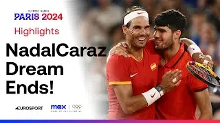 The Olympic dream is OVER for Rafael Nadal and Carlos Alcaraz 🥲🇪🇸 | #Paris2024 #Olympics