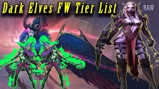 Dark Elves Faction Wars Tier List Raid Shadow Legends