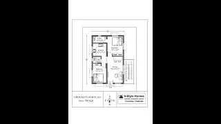 2 bedroom house design / low budget building design / building floor plan / small house plan