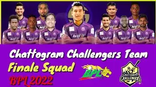 BPL 2022 - Chittagong Challengers team Finale Squad | Team Chittagong Challengers squad | BPL
