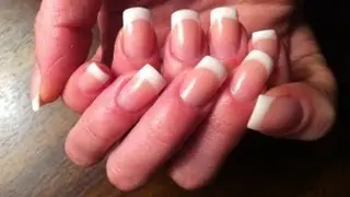 Gel nails correction (French), Коррекция гелевых ногтей (Фрэнч)