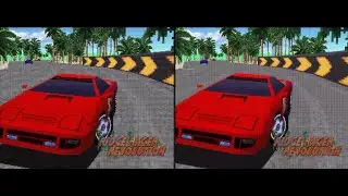 Hardware vs software emulation rendering using Mednafen. Sony Playstation (1995) emulation.