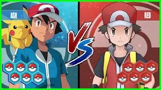 Pokemon Battle Pedia: Kalos Ash Vs Red (Red Game Team)