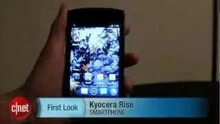 First Look:  Kyocera Rise: A keyboard phone with a scoop of ICS