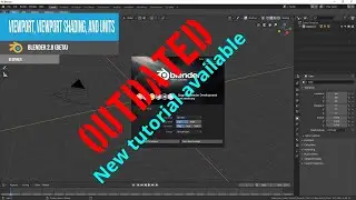 [Blender 2.8] How to use the viewport, viewport shading, and units in Blender | Blender 2.8