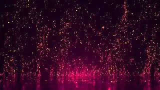 Beautiful Gold Floating Particles Background Video Loop - Copyright Free Particles Overlay