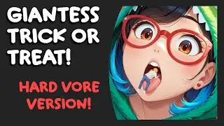 Giantess ASMR Mukbang. Eating Tinies! 🎃 [F4A] [Vore ASMR] [Hard Vore] [Eating Sounds] [Digestion]