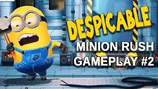 Despicable Minion Rush - Gru's lab / Minion Beach gameplay Part 2