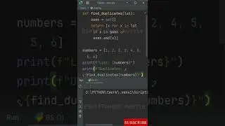 Find Duplicates in a List Function In Python 