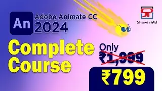 Adobe Animate CC 2024 Full Course | 2D Animation | 2D Cartoon | Hindi