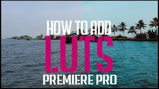 How to add LUTs to Adobe Premiere Pro 2020
