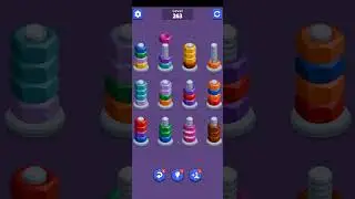 Nuts Sort Master Level 263 Solution Walkthrough Without Any Undo