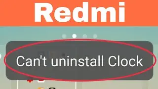 Cant Uninstall App || App Not Uninstall Problem Solve in || Xiaomi Redmi Phone