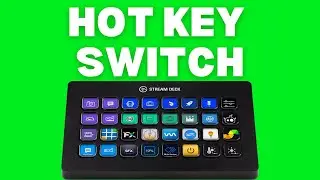 How to add a hotkey switch in obs studio on the stream deck