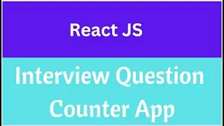 Interview Counter App