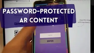 How to create password-protected augmented reality content | DIY AR Creator Tutorial