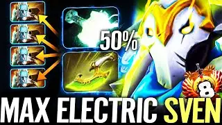 🔥 Mjollnir SVEN WTF MAX AOE DMG Carry — 50% Electric + 125% Cleave Hard Game vs PL Dota 2 Pro