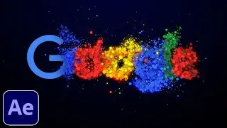 Particle Logo Reveal Animation Tutorial After Effects | Particle Text Animation | Particular