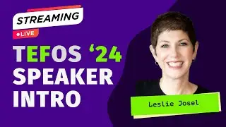 🧠 TEFOS 2024 Live Interview with Leslie Josel & Seth Perler