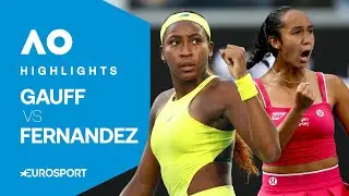 Coco Gauff vs Leylah Fernandez | Round Three | Australian Open 2025 Highlights 🇦🇺