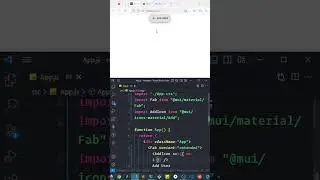 Reactjs material ui floating action button (extended) component 