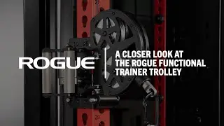 A closer look at the Trolley on the Rogue Functional Trainer 