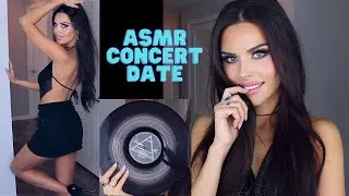 ASMR CONCERT DATE - Personal attention roleplay with try on and tingly fabric sounds
