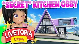 *SECRET KITCHEN OBBY* NEW MANSION in LIVETOPIA Roleplay (roblox)