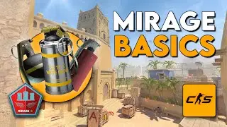 CS2 Mirage Basics | Smokes, Flashes & Molotovs | Counter-Strike 2