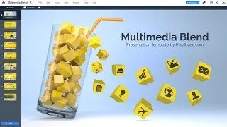 Multimedia Blend Prezi Presentation Template