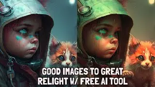 Create Stunning Midjourney And AI Images with this FREE Relighting Tool - Detailed Tutorial