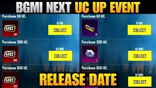 BGMI NEXT UC UP EVENT | UC UP EVENT RELEASE DATE BGMI | FREE BONUS UC RELEASE DATE | BGMI NEW UPDATE