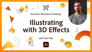 Illustrating with 3D Effects | Illustrator Illustration Challenge