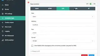 ReachView - Настройки RTK