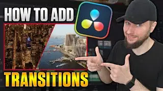 How to ADD TRANSITIONS in DaVinci Resolve
